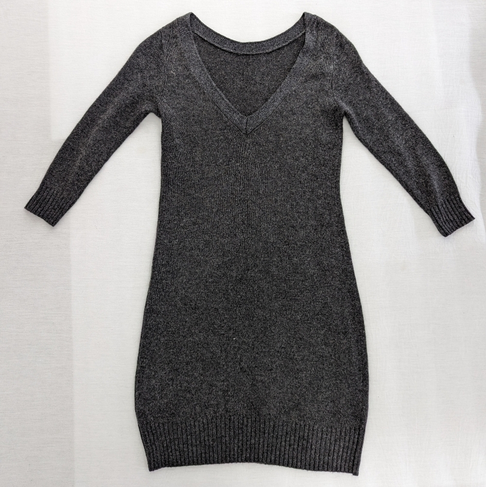 Smart Set dark gray knit tunic women's XS